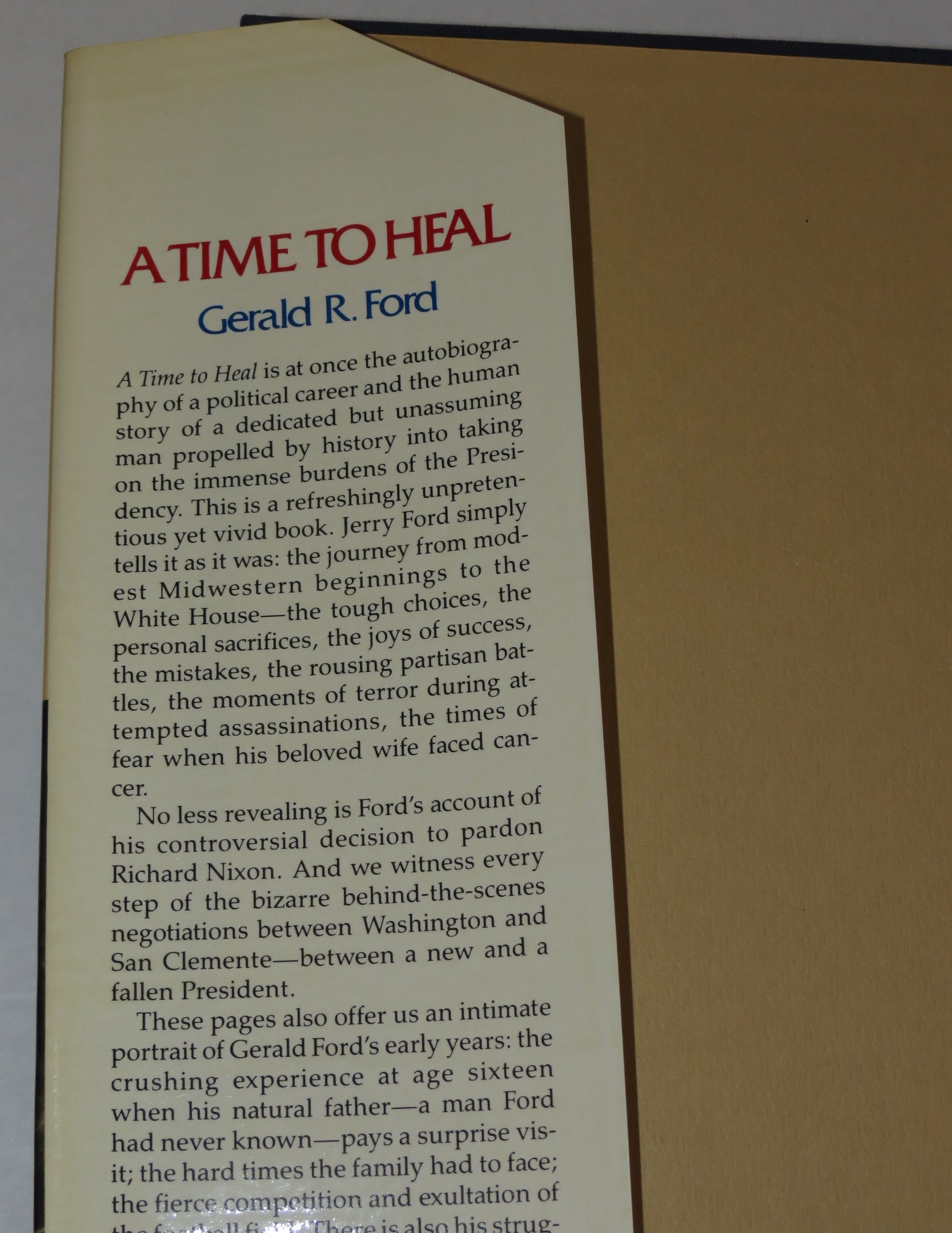 A time to heal the autobiography of gerald r. ford #8
